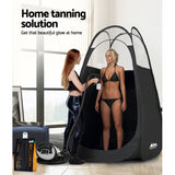 NNEDSZ Portable Pop Up Tanning Tent - Black