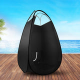 NNEDSZ Portable Pop Up Tanning Tent - Black