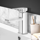 NNEDSZ Basin Mixer Tap Faucet Bathroom Vanity Counter Top WELS Standard Brass Silver
