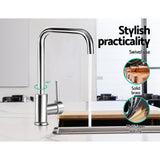 NNEDSZ Mixer Kitchen Faucet Tap Swivel Spout WELS Silver