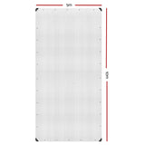 NNEDSZ 5x10m Tarp Camping Tarps Poly Tarpaulin Heavy Duty Cover 135gsm Clear