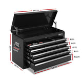 NNEDSZ 14 Drawers Toolbox Chest Cabinet Mechanic Trolley Garage Tool Storage Box