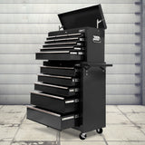 NNEDSZ 14 Drawers Toolbox Chest Cabinet Mechanic Trolley Garage Tool Storage Box