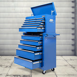 NNEDSZ 14 Drawers Toolbox Chest Cabinet Mechanic Trolley Garage Tool Storage Box