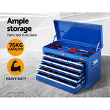 NNEDSZ 15 Drawers Tool Box Chest Trolley Cabinet Garage Storage Boxes Organizer Blue
