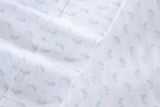NNEKG Bahama Twin Palm Printed Cotton Sheet Set (Queen)