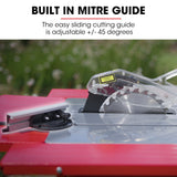 NNEMB 2000W 254mm Corded Table Saw with Stand-Laser Guide
