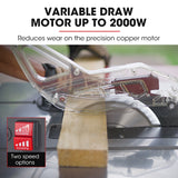 NNEMB 2000W 254mm Corded Table Saw with Stand-Laser Guide