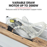 NNEMB 2000W 254mm Corded Table Saw with Stand-Extendable-Laser Guide