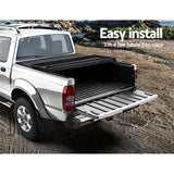 NNEDSZ Fit Nissan Navara NP300 D23 Tonneau Cover Ute Clip On 3 Fold Folding