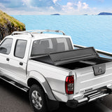 NNEDSZ Fit Nissan Navara NP300 D23 Tonneau Cover Ute Clip On 3 Fold Folding