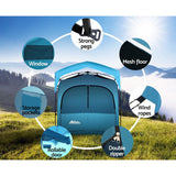 NNEDSZ Pop Up Camping Shower Tent Portable Toilet Outdoor Change Room Blue