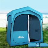 NNEDSZ Pop Up Camping Shower Tent Portable Toilet Outdoor Change Room Blue