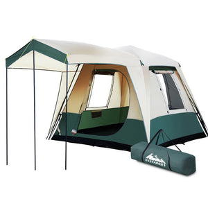 NNEDSZ Instant Up Camping Tent 4 Person Pop up Tents Family Hiking Dome Camp