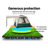 NNEDSZ Instant Up Camping Tent 4 Person Pop up Tents Family Hiking Dome Camp