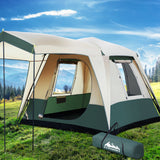 NNEDSZ Instant Up Camping Tent 4 Person Pop up Tents Family Hiking Dome Camp