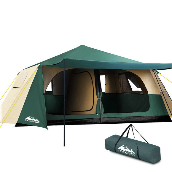 NNEDSZ Instant Up Camping Tent 8 Person Pop up Tents Family Hiking Dome Camp