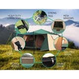 NNEDSZ Instant Up Camping Tent 8 Person Pop up Tents Family Hiking Dome Camp