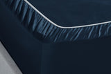 NNEKG 400TC Sateen Fitted Sheet (Midnight Double)