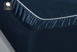 NNEKG 400TC Sateen Fitted Sheet (Midnight Double)