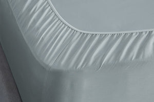NNEKG 400TC Sateen Fitted Sheet (Silver Queen)