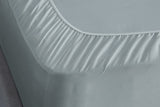 NNEKG 400TC Sateen Fitted Sheet (Silver Queen)