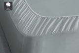 NNEKG 400TC Sateen Fitted Sheet (Silver Queen)