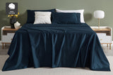 NNEKG 400TC Sateen Sheet Set (Midnight Single)