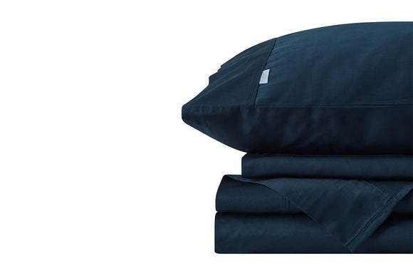 NNEKG 400TC Sateen Sheet Set (Midnight Single)