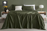 NNEKG 400TC Sateen Sheet Set (Olive King)