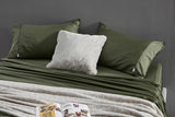 NNEKG 400TC Sateen Sheet Set (Olive King)