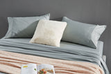 NNEKG 400TC Sateen Sheet Set (Silver King)