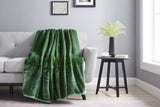 NNEKGE Plush Mink Blanket (Sage Queen King)