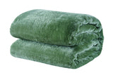 NNEKGE Plush Mink Blanket (Sage Queen King)