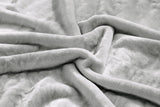 NNEKGE Plush Mink Blanket (Silver Single Double)