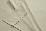 NNEKG Brooklyn Bamboo Cotton Bed Sheet Set (Cream Queen)
