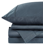 NNEKG Brooklyn Bamboo Cotton Bed Sheet Set (Storm Single)