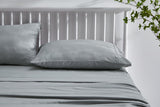 NNEKG Brooklyn Bamboo Cotton Bed Sheet Set (Silver Single)