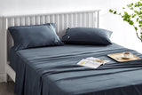 NNEKG Brooklyn Bamboo Cotton Bed Sheet Set (Storm Single)