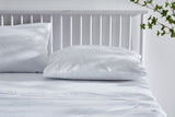NNEKG Brooklyn Bamboo Cotton Bed Sheet Set (White Single)