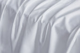 NNEKG Brooklyn Bamboo Cotton Bed Sheet Set (White Single)