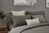 NNEKG Jersey Quilt Cover Set (Coffee Marle Queen)