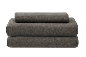 NNEKG Jersey Bed Sheet Set (Coffee Marle Single)
