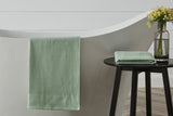 NNEKG Set of 2 Cotton Waffle Bath Towels (Sage)