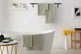 NNEKG 7 Piece Cotton Waffle Towels (Oatmeal)