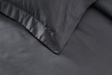 NNEKG 1200TC Cotton Rich Quilt Cover Set (Charcoal King)
