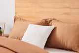 NNEKG 1200TC Cotton Rich Quilt Cover Set (Chai King)