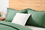NNEKG 1200TC Cotton Rich Quilt Cover Set (Sage King)