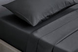 NNEKG 1200TC Cotton Rich Bed Sheet Set (Charcoal Single)