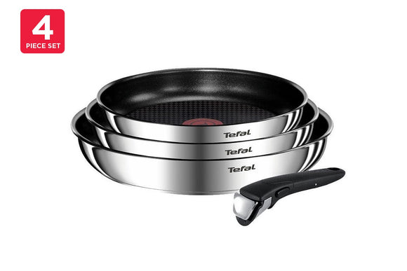 NNEKG Emotion Induction Non stick Stainless Steel 4 Piece Frypan Set (22 24 26cm)